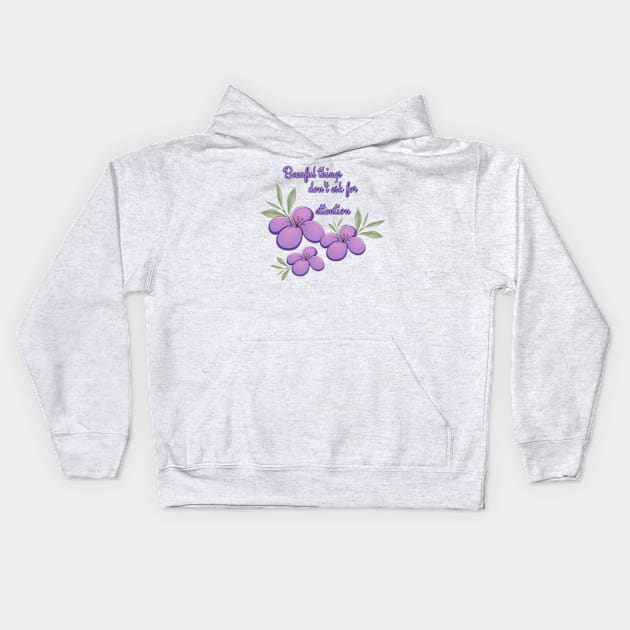 beautiful things Kids Hoodie by JT SPARKLE